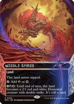 Needle Spires (0030) (Borderless) [Edge of Eternities: Stellar Sights]-1