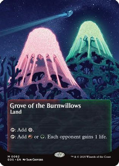 Grove of the Burnwillows (0062) (Borderless) [Edge of Eternities: Stellar Sights]-1
