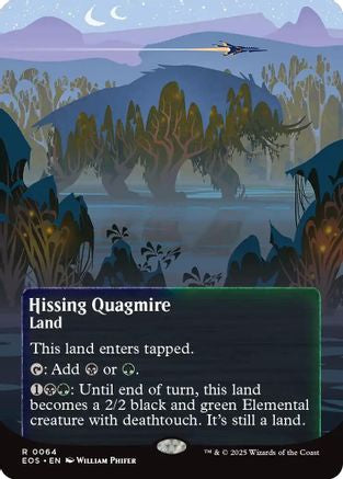 Hissing Quagmire (0064) (Borderless) [Edge of Eternities: Stellar Sights]-1