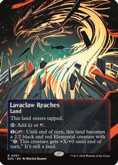 Lavaclaw Reaches (0067) (Borderless) [Edge of Eternities: Stellar Sights]-1