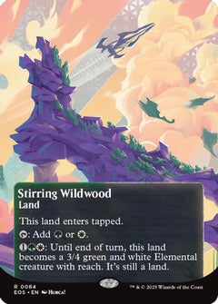 Stirring Wildwood (0084) (Borderless) [Edge of Eternities: Stellar Sights]-1