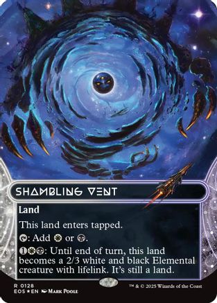 Shambling Vent (0128) (Borderless) (Galaxy Foil) [Edge of Eternities: Stellar Sights]-1