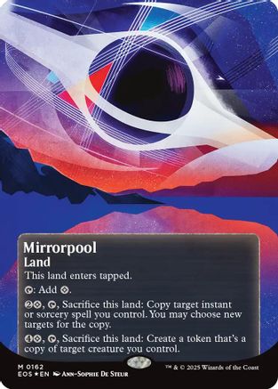 Mirrorpool (0162) (Borderless) (Galaxy Foil) [Edge of Eternities: Stellar Sights]-1