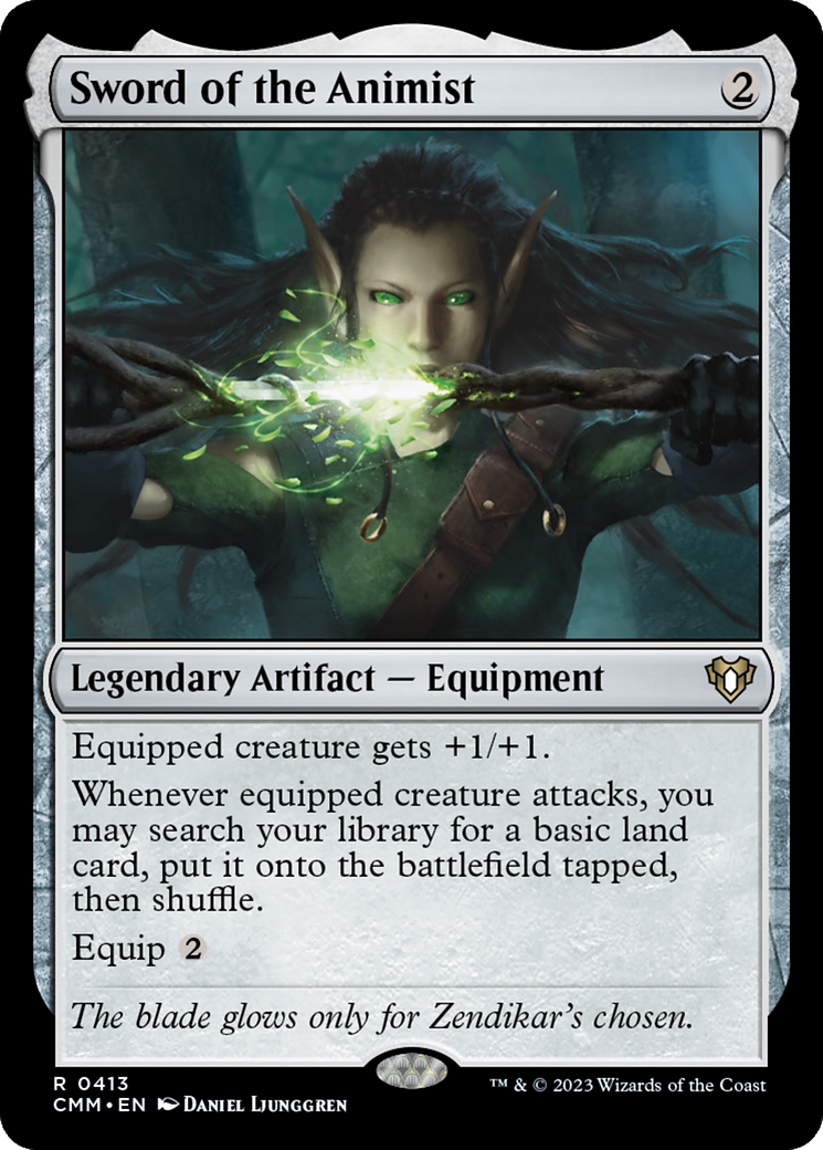 Sword of the Animist [Commander Masters]-1