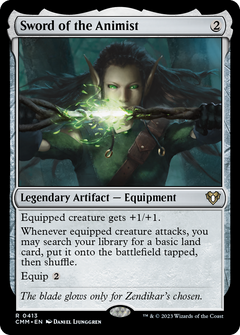 Sword of the Animist [Commander Masters]-1