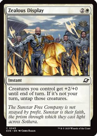 Zealous Display (EOE-045) - Edge of Eternities Foil-1