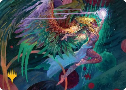 Exalted Sunborn Art Card (Gold-Stamped Signature) [Edge of Eternities Art Series]-1