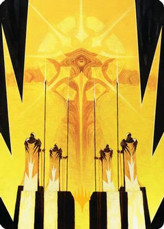 Hardlight Containment Art Card (Gold-Stamped Planeswalker Symbol) [Edge of Eternities Art Series]-1