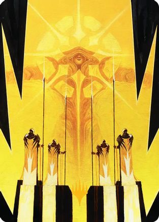Hardlight Containment Art Card (Gold-Stamped Planeswalker Symbol) [Edge of Eternities Art Series]-1