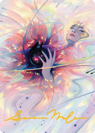 Beyond the Quiet Art Card (Gold-Stamped Signature) [Edge of Eternities Art Series]-1