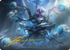 Mm'menon, the Right Hand Art Card (Gold-Stamped Signature) [Edge of Eternities Art Series]-1