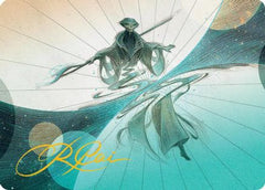Weftwalking Art Card (Gold-Stamped Signature) (AAEOE-010) - Art Series: Edge of Eternities-1