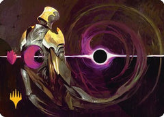 Gravkill Art Card (Gold-Stamped Planeswalker Symbol) [Edge of Eternities Art Series]-1
