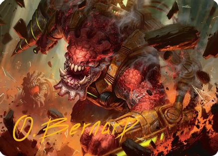 Full Bore Art Card (Gold-Stamped Signature) [Edge of Eternities Art Series]-1