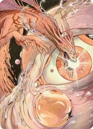 Nova Hellkite Art Card (40/54) [Edge of Eternities Art Series]-1