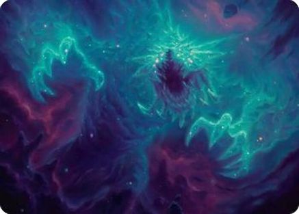 Cosmogoyf Art Card [Edge of Eternities Art Series]-1