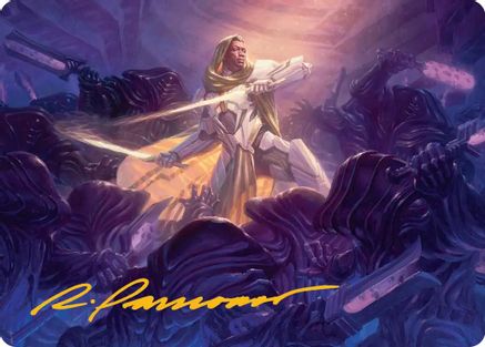 Syr Vondam, Sunstar Exemplar Art Card (Gold-Stamped Signature) [Edge of Eternities Art Series]-1