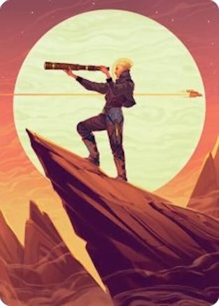 Sami, Wildcat Captain Art Card [Edge of Eternities Art Series]-1