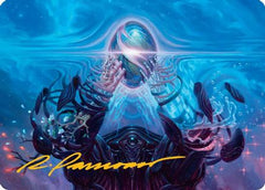 The Endstone Art Card (Gold-Stamped Signature) [Edge of Eternities Art Series]-1