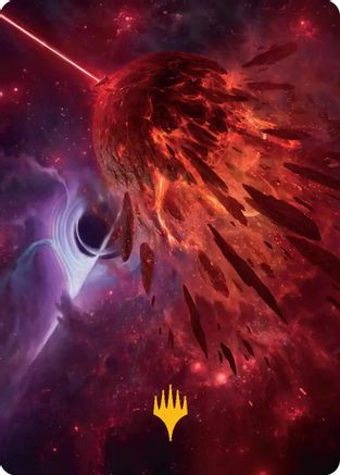 Kavaron, Memorial World Art Card (Gold-Stamped Planeswalker Symbol) [Edge of Eternities Art Series]-1