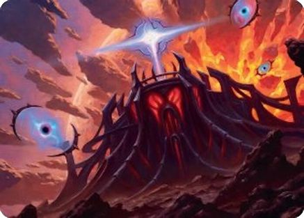 Secluded Starforge Art Card [Edge of Eternities Art Series]-1