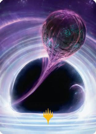 Susur Secundi, Void Altar Art Card (Gold-Stamped Planeswalker Symbol) [Edge of Eternities Art Series]-1