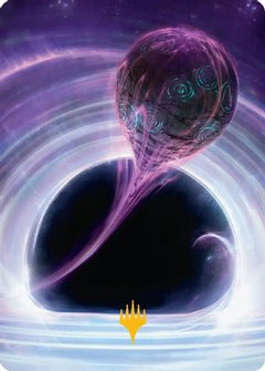 Susur Secundi, Void Altar Art Card (Gold-Stamped Planeswalker Symbol) [Edge of Eternities Art Series]-1