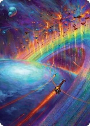 Cascading Cataracts Art Card (43/54) [Edge of Eternities Art Series]-1