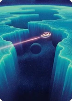 Cascading Cataracts Art Card (50/54) [Edge of Eternities Art Series]-1