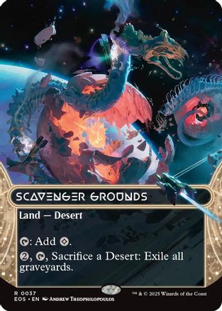 Scavenger Grounds (0037) (Borderless) [Edge of Eternities: Stellar Sights]-1