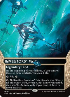 Inventors' Fair (0111) (Borderless) (Galaxy Foil) [Edge of Eternities: Stellar Sights]-1
