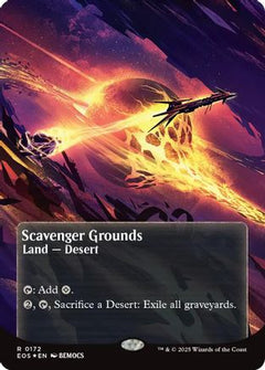 Scavenger Grounds (0172) (Borderless) (Galaxy Foil) [Edge of Eternities: Stellar Sights]-1