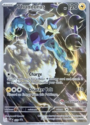 Thundurus (209) (Pokemon Center Exclusive) [Scarlet & Violet: Black Star Promos]-1