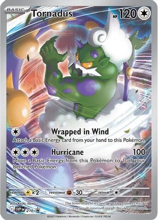 Tornadus 210  - Holofoil SV Scarlet & Violet Promo Cards - Promo-1