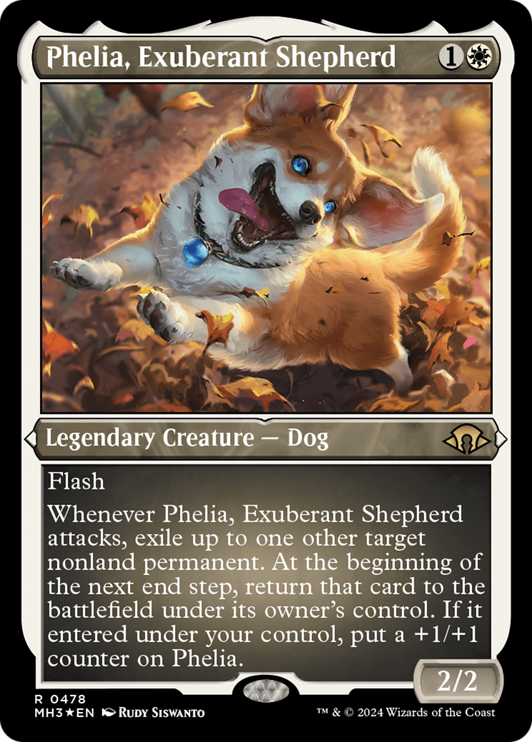 Phelia, Exuberant Shepherd (Foil Etched) [Modern Horizons 3]-1