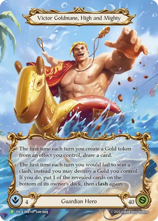 Victor Goldmane, High and Mighty [HER145] (Promo)  Rainbow Foil-1