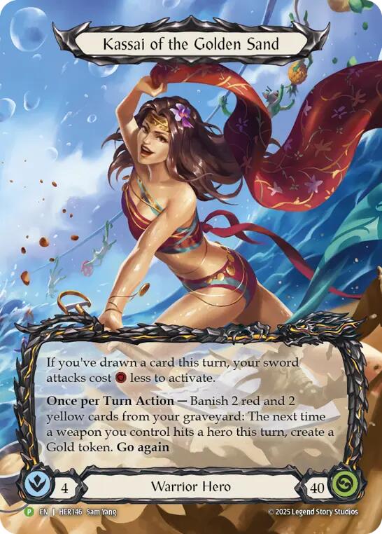 Kassai of the Golden Sand [HER146] (Promo)  Rainbow Foil-1