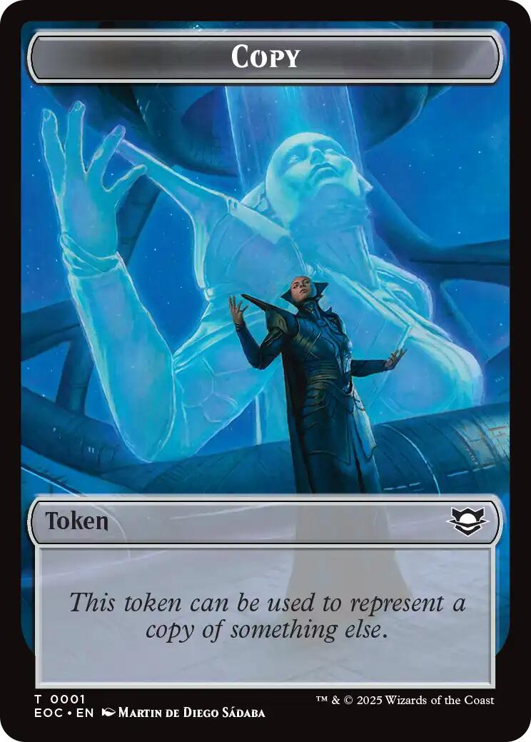 Copy // Pest Double-Sided Token [Edge of Eternities Commander Tokens]-1