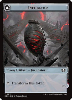 Incubator // Phyrexian Double-Sided Token [Edge of Eternities Commander Tokens]-1