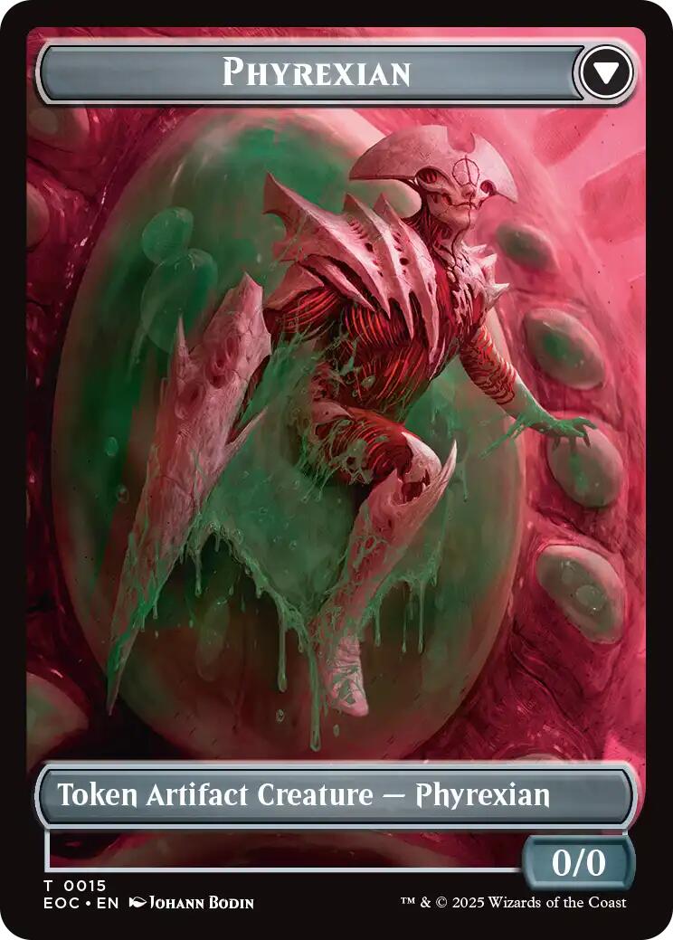 Incubator // Phyrexian Double-Sided Token [Edge of Eternities Commander Tokens]-2