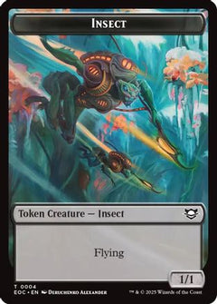 Insect // Golem (0013) Double-Sided Token [Edge of Eternities Commander Tokens]-3