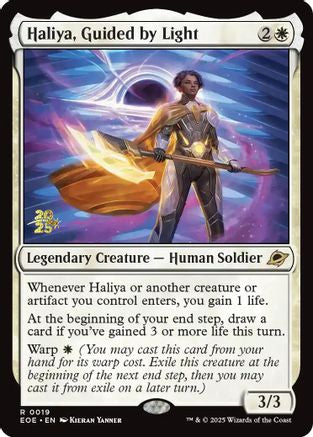 Haliya, Guided by Light [Edge of Eternities Prerelease Promos]-1