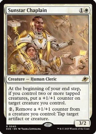 Sunstar Chaplain [Edge of Eternities Prerelease Promos]-1