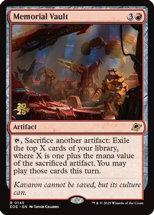 Memorial Vault [Edge of Eternities Prerelease Promos]-1