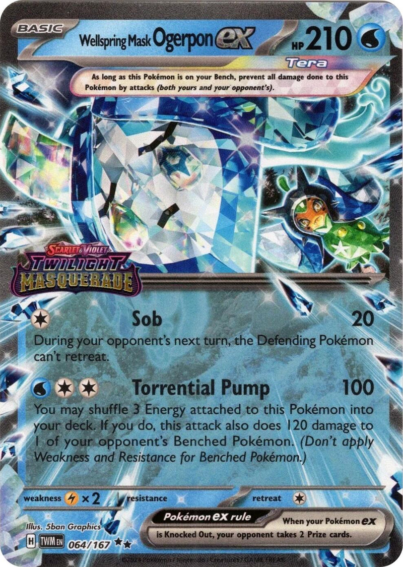 Wellspring Mask Ogerpon ex (064/167) (Stamped) [Miscellaneous Cards]-1