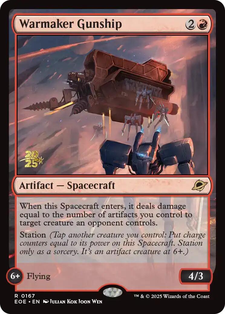 Warmaker Gunship [Edge of Eternities Prerelease Promos]-1