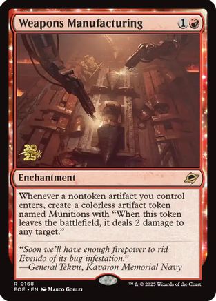 Weapons Manufacturing (PRE-168) - Prerelease Cards Foil-1