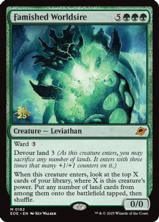 Famished Worldsire [Edge of Eternities Prerelease Promos]-1