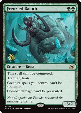 Frenzied Baloth [Edge of Eternities Prerelease Promos]-1