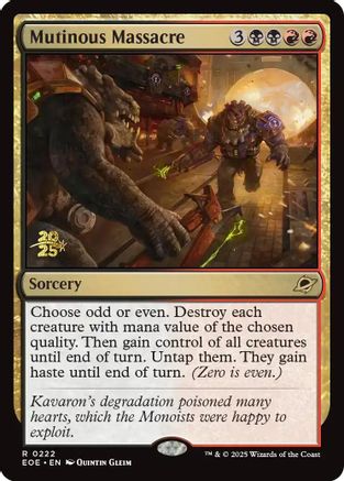 Mutinous Massacre [Edge of Eternities Prerelease Promos]-1